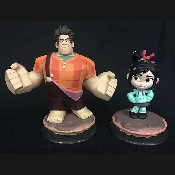 Disney Other - Disney Infinity Bundle Wreck it Ralph Vanellope Character Figure 1.0 2.0 3.0